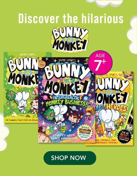 Bunny vs Monkey book series by Jamie Smart 