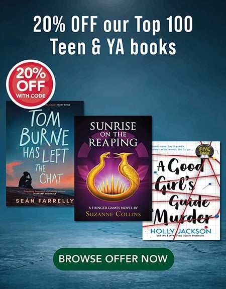 subscriber offer - 20% off top 100 teen & young adult books 