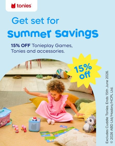Tonies deal - 15% off almost everything 