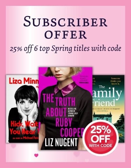 subscriber offer - 25% off 6 top spring titles 