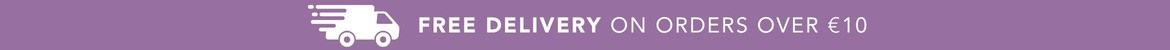 Free shipping on orders over €10