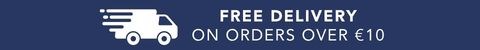 Free shipping on orders over €10