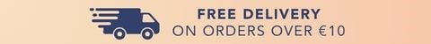 Free shipping on orders over €10