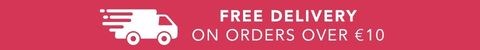 Free shipping on orders over €10