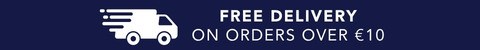 Free shipping on orders over €10