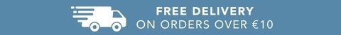 Free shipping on orders over €10