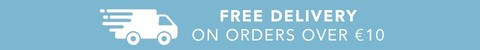 Free shipping on orders over €10