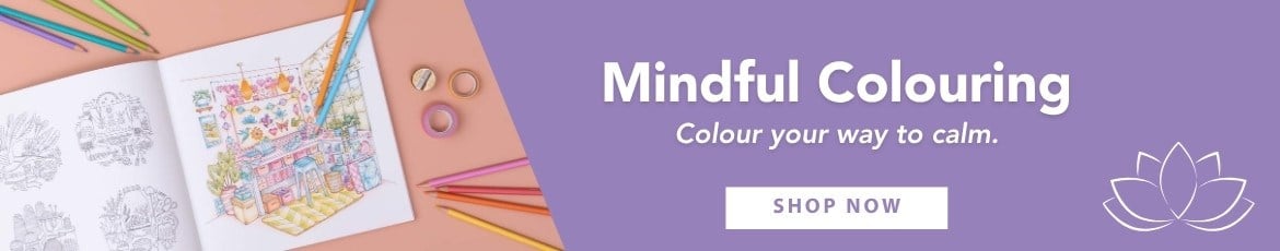 Non-Fiction: Mindful Colouring Banner