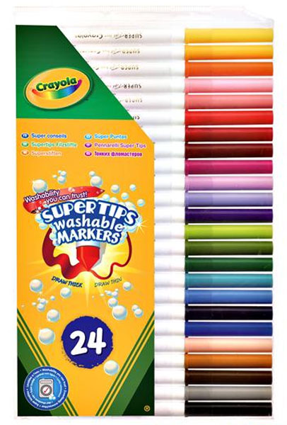 Crayola Supertips 24 Washable Markers