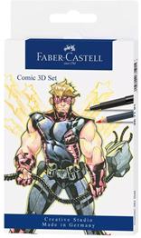 Faber Castell Comic Illustration  3D Set 11 Pieces