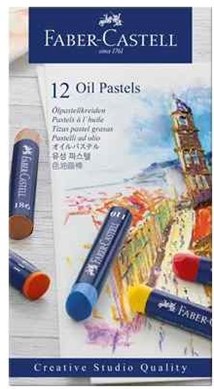 Faber Castell Goldfaber Oil Pastels Set Of 12