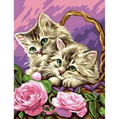 KSG PbN Med - Floral Kittens