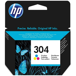 HP N9K05AE NO 304 TRICOLOUR INK CARTRIDGE