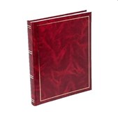 Hampton Leather Self Adhesive Red Photo Album 18 Pages