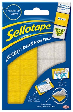 Sellotape Sticky Hook N Loop 24 S
