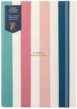 Busy B Week Planner & Lists - Stripe