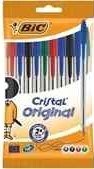 Bic Cristal Assorted Colour Ink Pack of 10