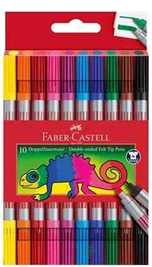Faber Castell 10 Redline Double Fibre Tip Pen