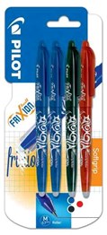 Pilot Frixion Erasable Pack of 4 Assorted Colours