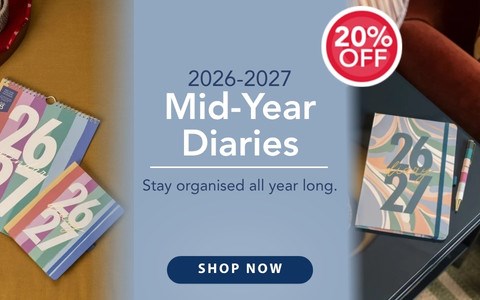 Stationery: Mid-Year Diaries Mid Page Banner