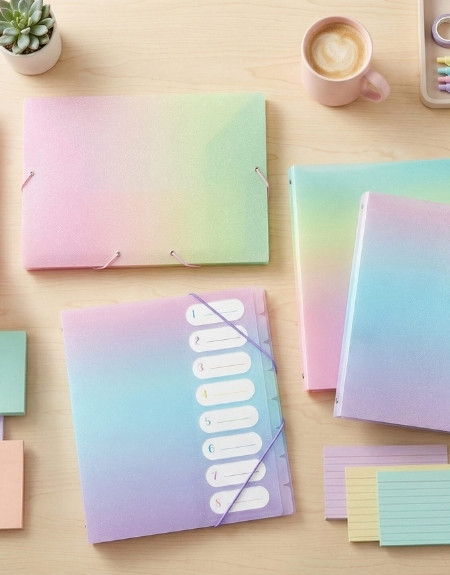 Back to College: Folders Slide 