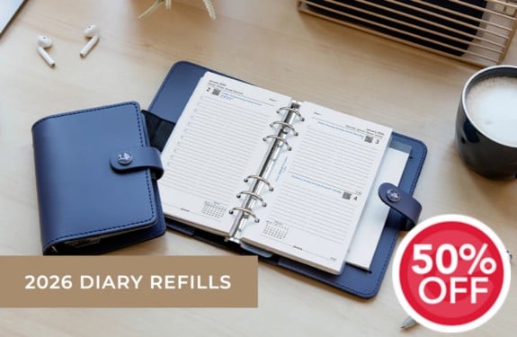 50% Off Selected Filofax Refills