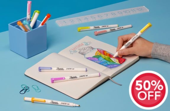 50% Off Selected Sharpie
