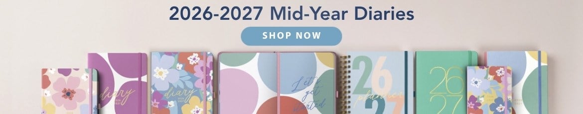 Stationery: Mid-Year Diaries Mid Page Banner