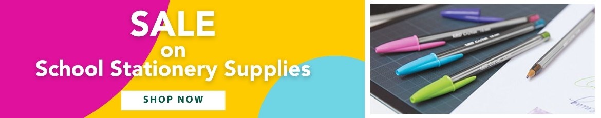 Stationery Sale Banner