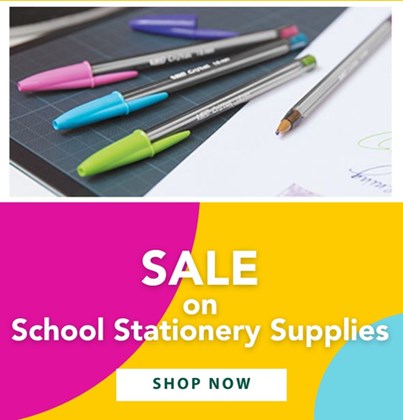 Stationery Sale Banner Mobile