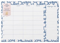 Busy B Meal Planner Pad - Blue Ditsy