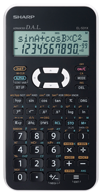 Sharp El531THBWH Scientific Calculator
