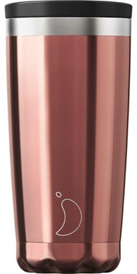 CHILLY'S 500ML COFFEE CUP CHROME ROSE GOLD