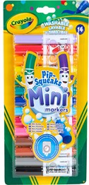 Crayola Washable Pip-Squeaks Mini Markers 14Pc