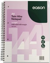 EASON A4+ TWIN WIRE NOTEBOOK 144PGS 70GSM - PACK Of 3