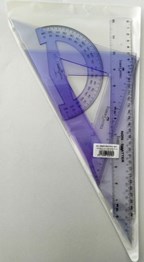 Faber Castell Set Square Set With Ruler/Protractor