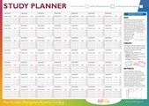 Inspire Education A2 Study Wall Planner (Twin Pack)