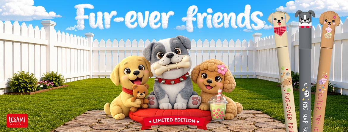 Legami Furever Friends - Summer 2026 collection | Legami landing page banner