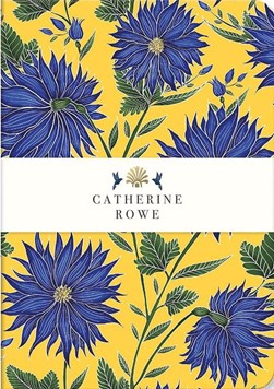 Museum & Galleries A5 Luxury Notebooks - Blue Flowers