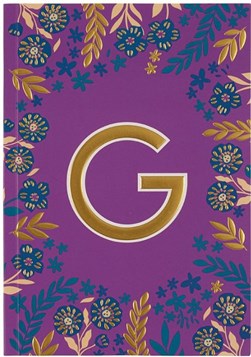 Paperchase Letter G Notebook
