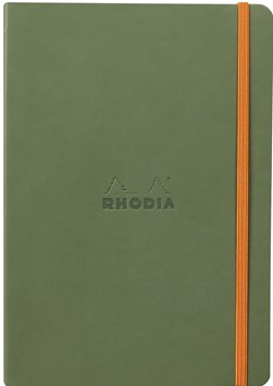 Rhodia softcover NB SAGE A5 80 sheets lined ivory