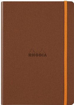 Rhodia softcover NB COPPER A5 80 sheets lined ivor