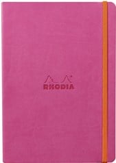 Rhodia Softcover A5 Lined Notebook Fuchsia
