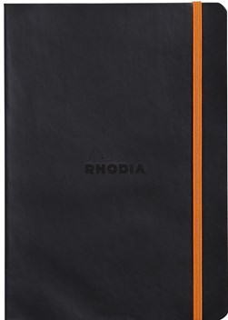 Rhodia softcover NB BLACK A5 80 sheets dot ivory 9