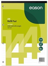 Eason A4 Pad 144 Page Pack of 5