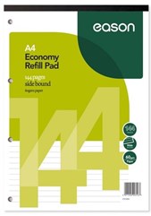 EASON A4 PAD SIDE BOUND 144PGS 60GSM - Pack of 3