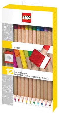 Lego Color Pencil 12pcs with topper