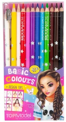 TOPModel Coloured Pencil, 12 Colours