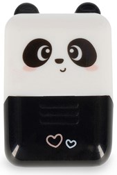 Legami Decorative Black Ink Roller Stamp - Panda