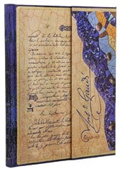 Paperblanks 26/27 Gaudi The Manuscript of Reus Vertical Mid-Year Diary - Ultra